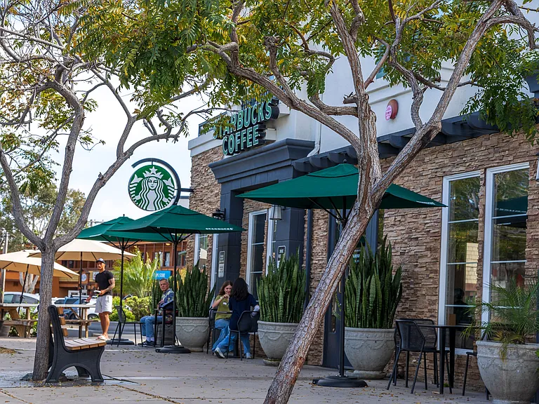 Starbucks - 5 minute walk from condo