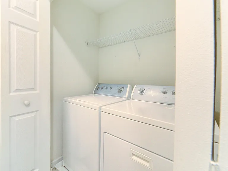 Laundry closet