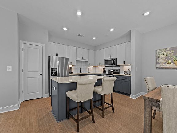 Kitchen with Island - 3 Bedroom Townhome
