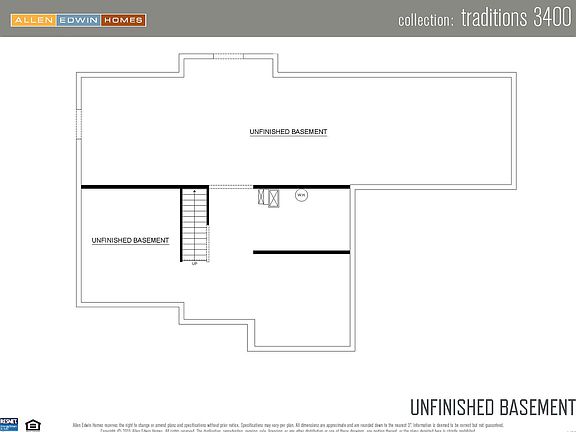T3400 9.0 Unfinished Basement