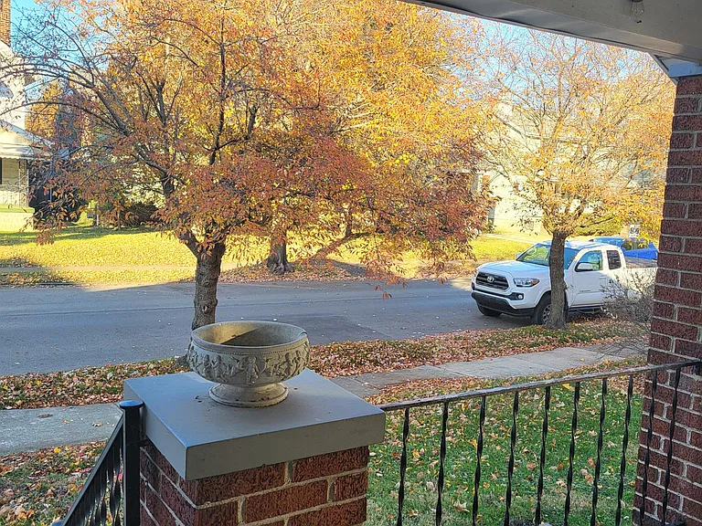 Northeast view from the front porch