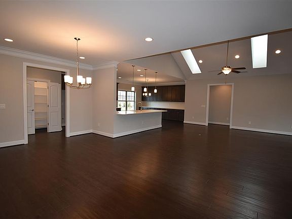Open concept dining room and family room