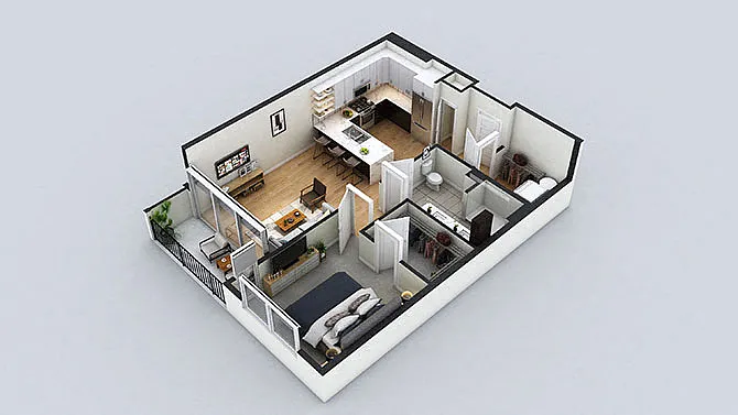 Floor plan Grays 3