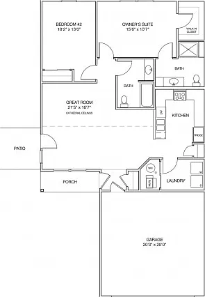 2BR, 2 BA 2BR, 2 BA