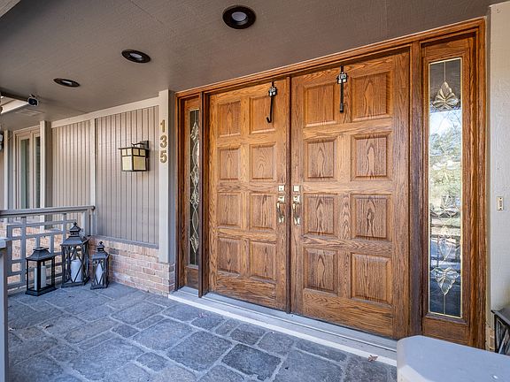 Beautiful wood doors as you enter
