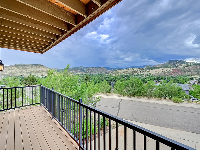 Deck off of primary bedroom