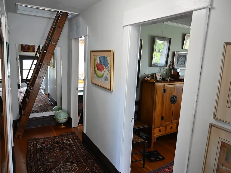Upstairs hallway, access to loft