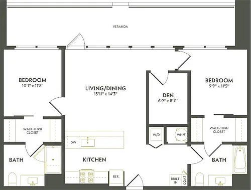 Floor plan D1