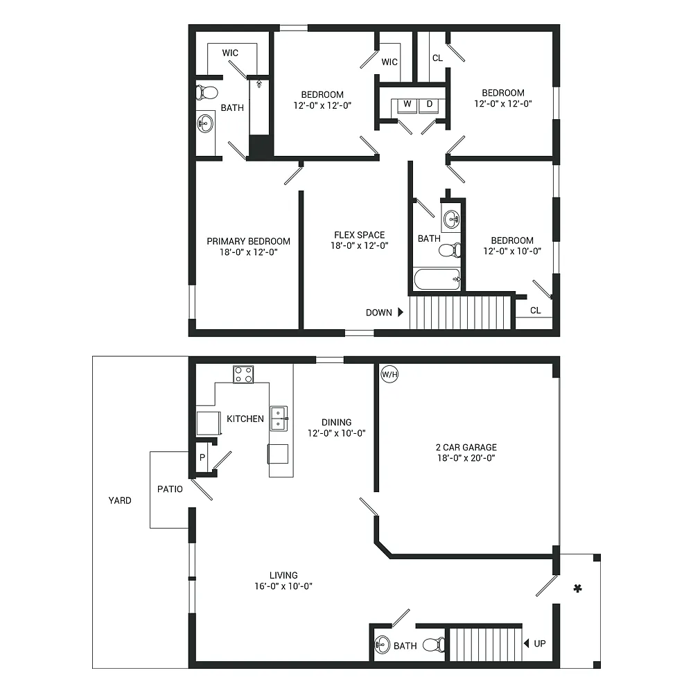 Floor plan Whitetail
