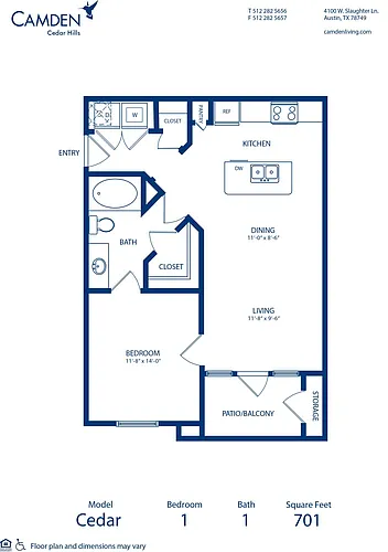 Floor plan Cedar