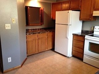 Kitchen with Newer White Appliances