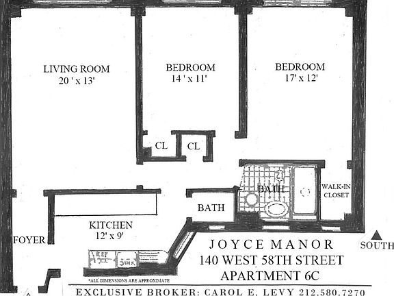 5th image of 140 W 58th St APT 6C