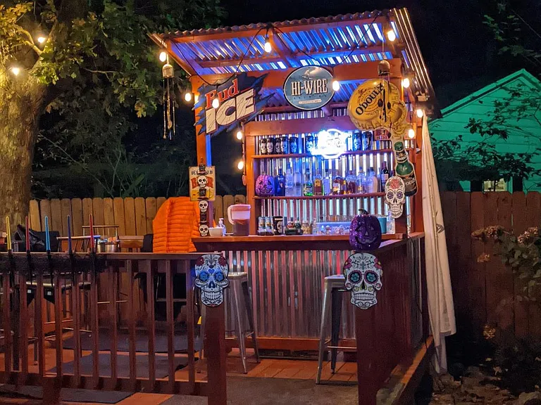 Backyard Nightime