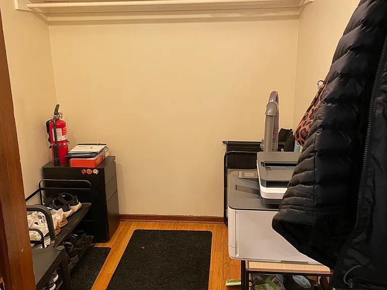 Extra room used a large walk in closet and storage area