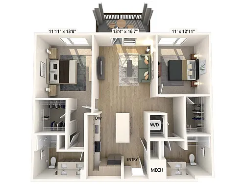 Floor plan B19-1184