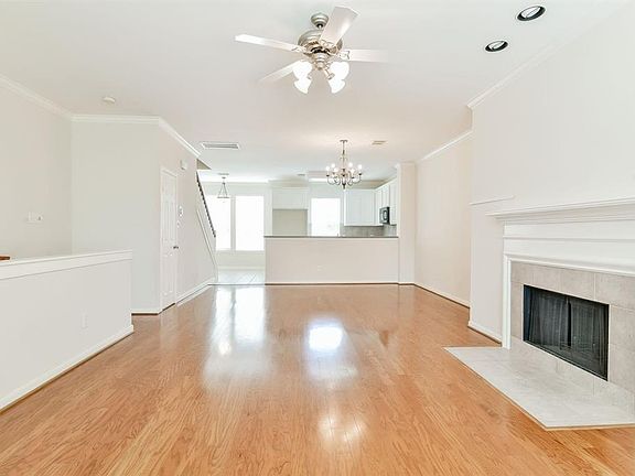 Open living area on second floor