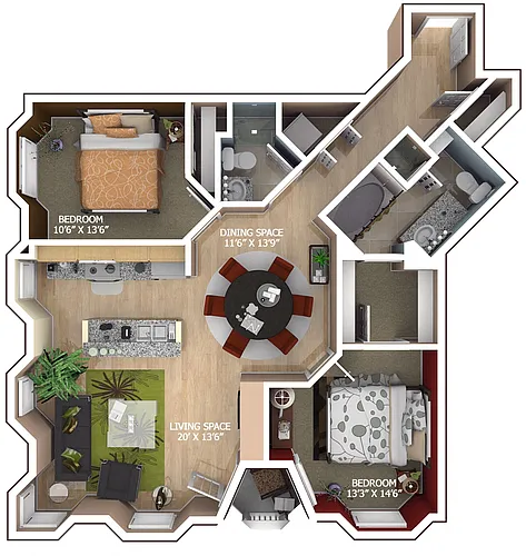 Floor plan C2