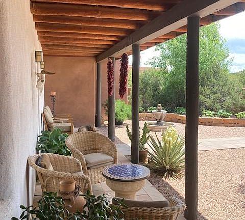 Front entry walled garden portal