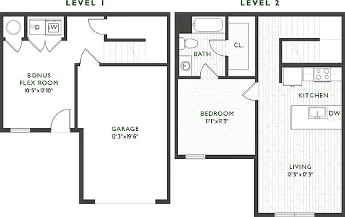 Floor plan 1B