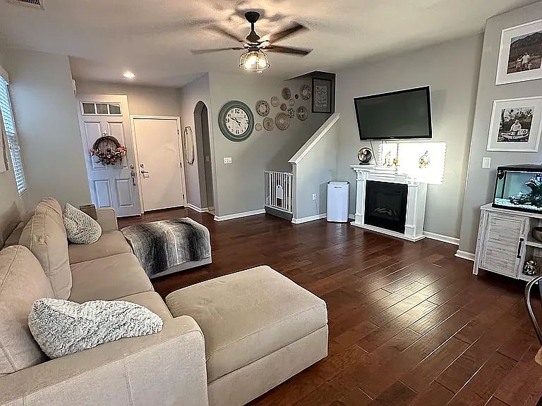 Living room viewed from the Dining Room area