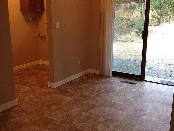Dining area and laundry room