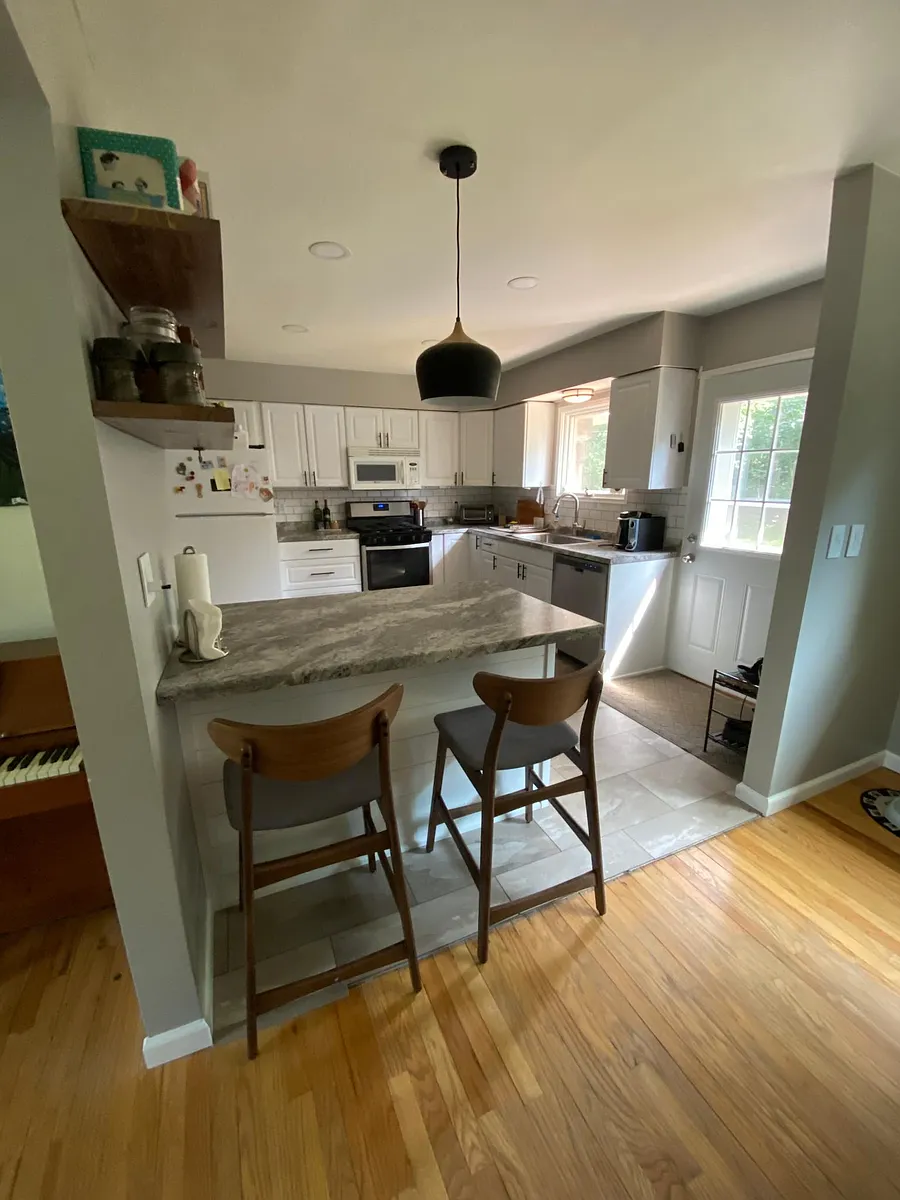 Kitchen from dining room - Patricia Ave