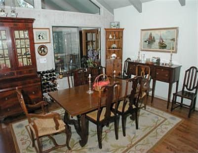 Diningroom with wood floors