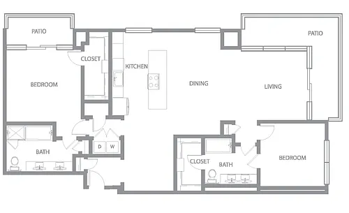 Floor plan B3