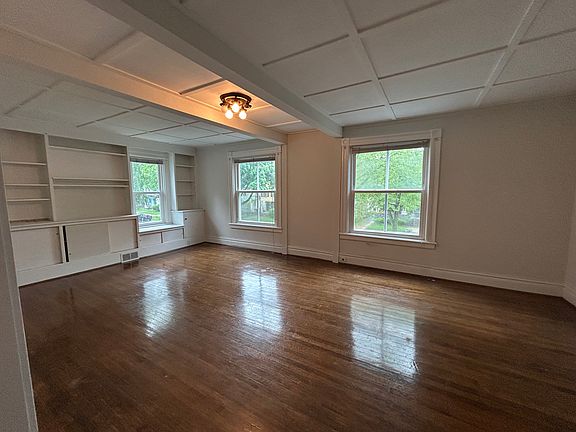 Living room located at the front of the house