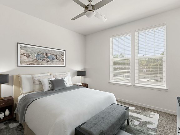 Immerse yourself in this chic bedroom retreat, expertly crafted for relaxation and style.