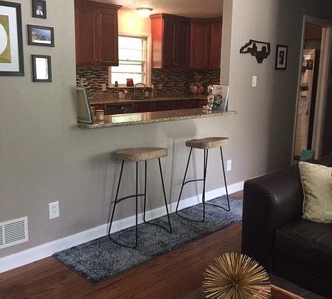 Living Room into Kitchen