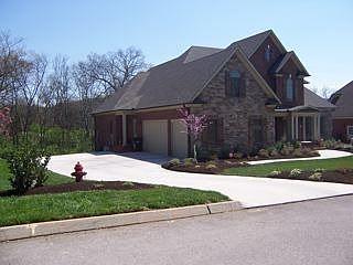 3 Car Garage.  Private Back