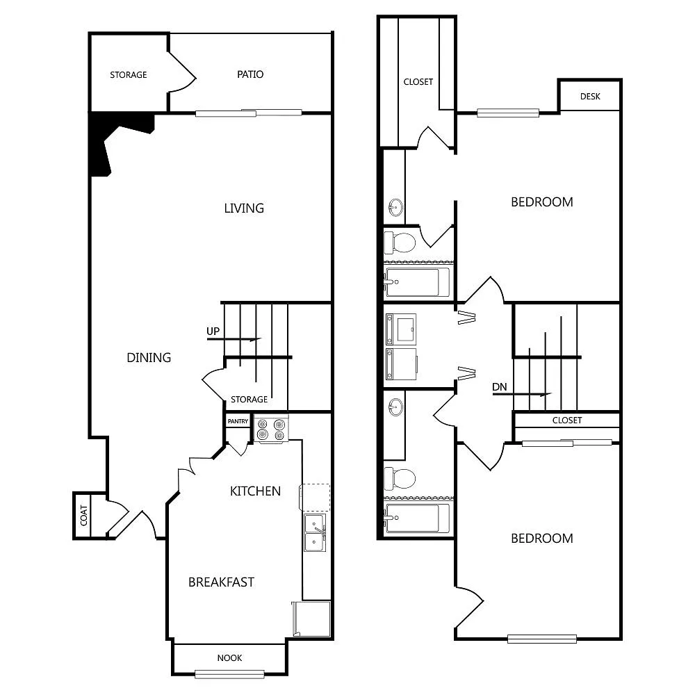 Floor plan B2TH
