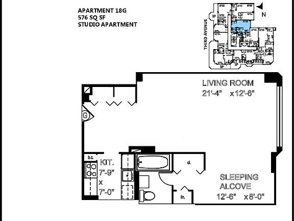 2nd image of 160 E 84th St APT 18G