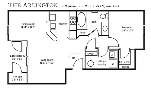 Floor plan A2 | The Arlington