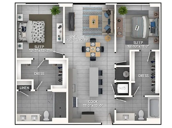 Floor plan C4b