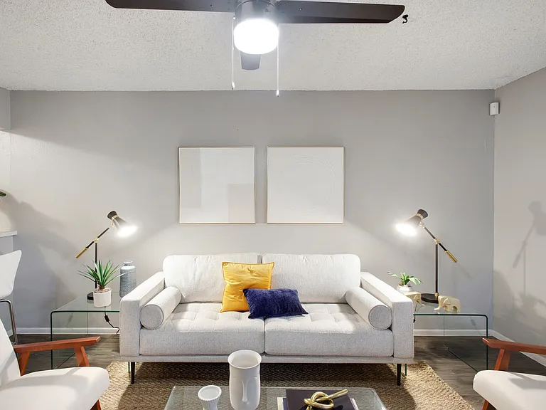 Sunrise on Bethany - Model Unit Living Room