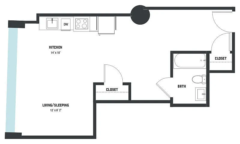Floor plan S4 Studio