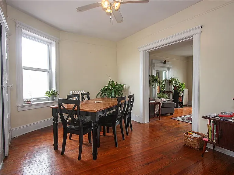 Separate dining room off the living room