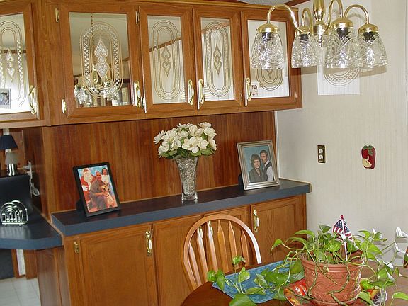 Kitchen with Built in Hutch