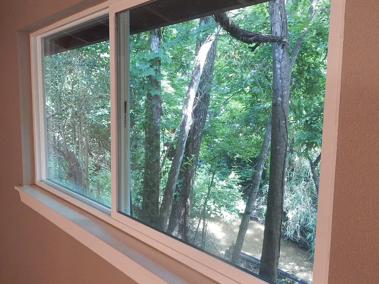 BACK VIEW TO CREEK