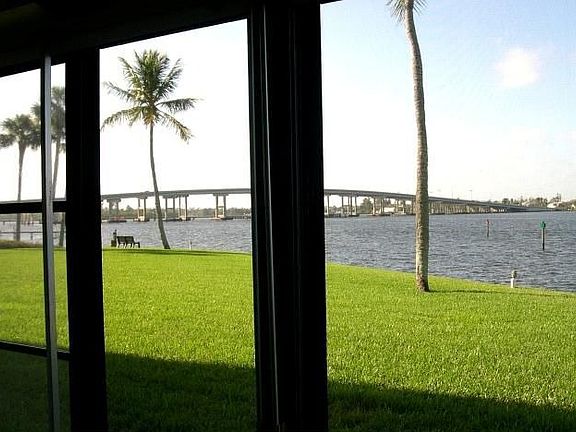 Palm City bridge view from porch.
