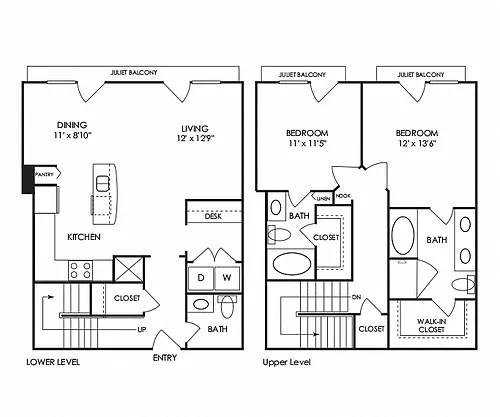 Floor plan B12 to B14
