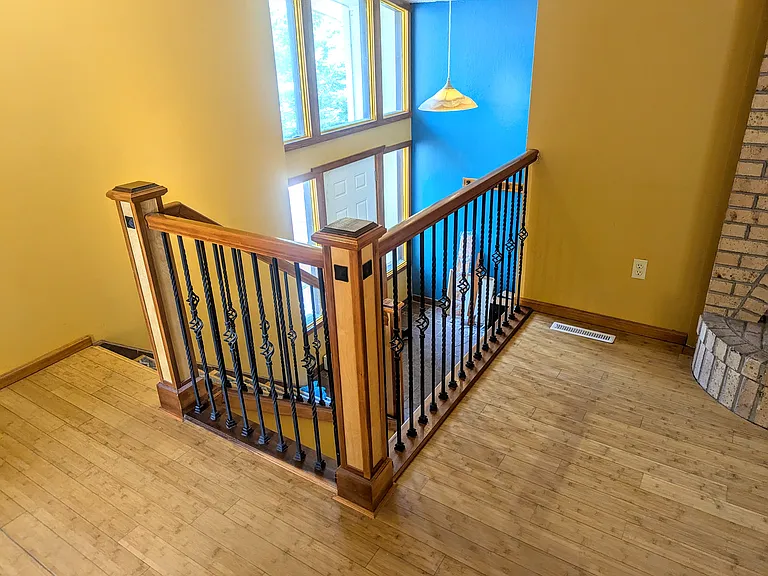 Living room/stairway