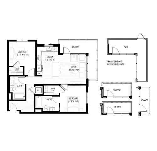 Floor plan B1