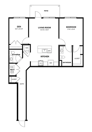 Floor plan The James