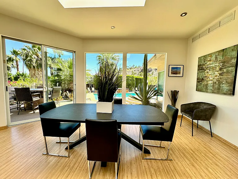 Dining Table opens to seat 10