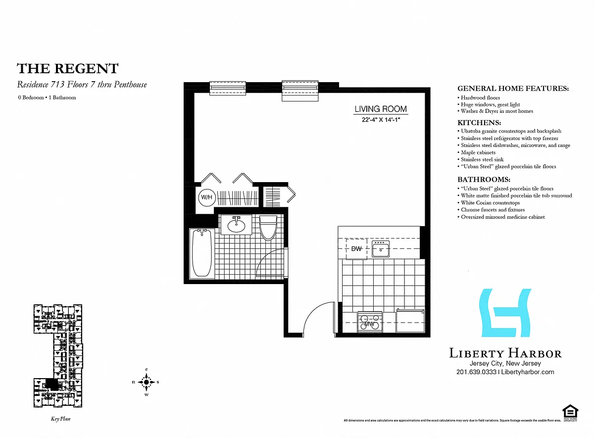 Floor plan 30 REGENT-STUDIO PLAN Q