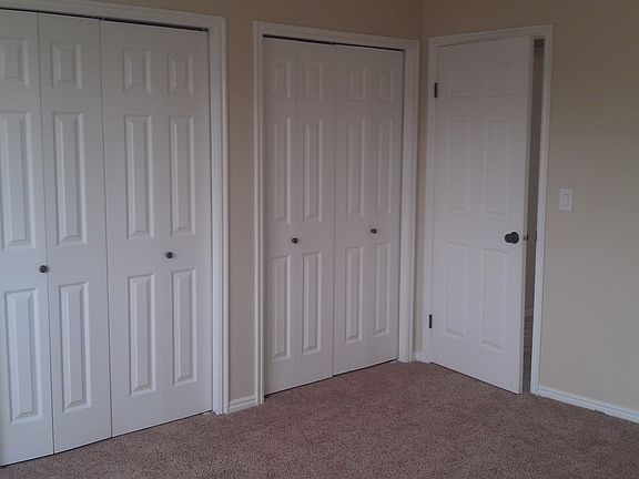 Double closets in Master