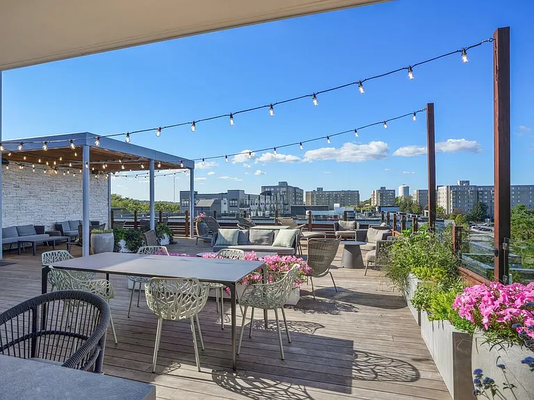 Rooftop lounge